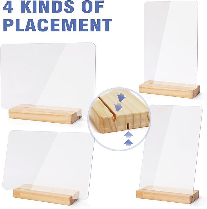 SELEAD Acrylic Clear Board Bar Sign - Image 3