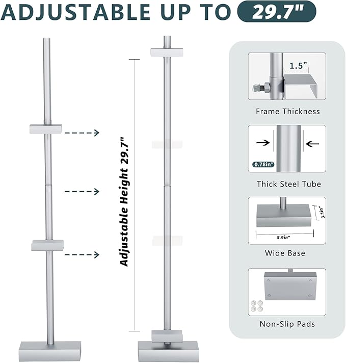 Tabletop Picture Frame Stand, Adjustable - Image 5