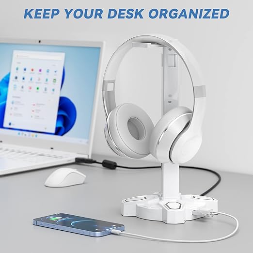 KDD Gaming Headphones Stand, Rotatable Headset Stand - Image 8