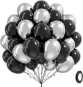 Black and Silver Balloons by Vicduotex