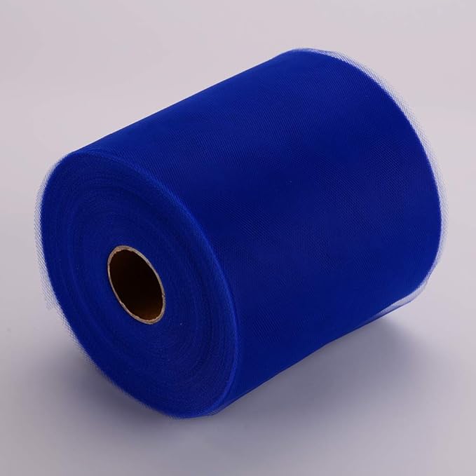 Tulle Fabric Roll, 6” by 200 Yards Tulle Organza Fabric Spool - Image 2