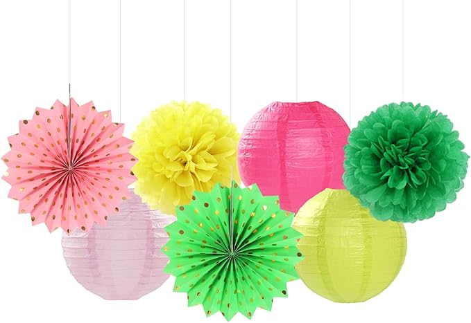 Hawaiian-Summer Beach Pool Party-Decorations Streamers - Image 4