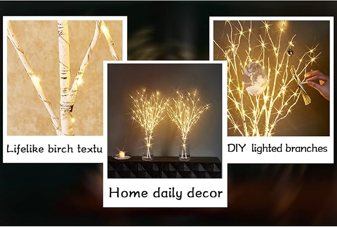 Fudios Birch Branch Lights - Image 8