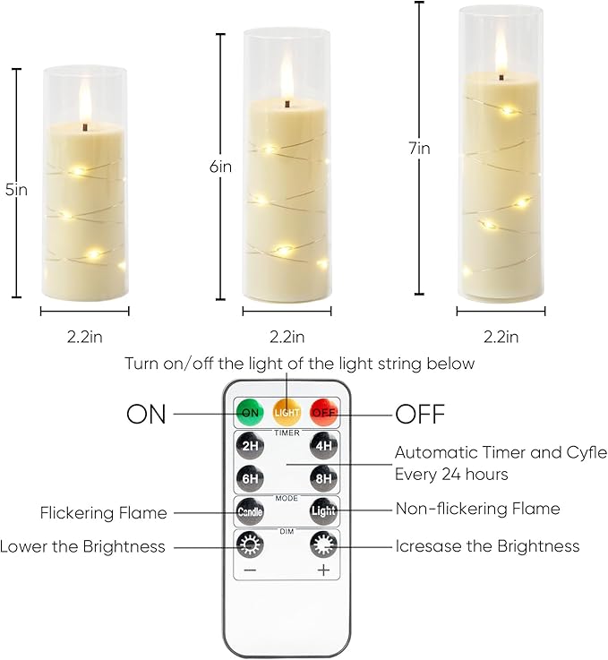 Homemory Flameless Candles - Image 6