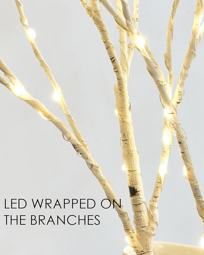 Birchlitland Lighted Birch Branch - Image 2