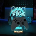 Headphone Controller Stand Light up, 16 Colors 3D LED Lights Headset Gamepad by Ammonite