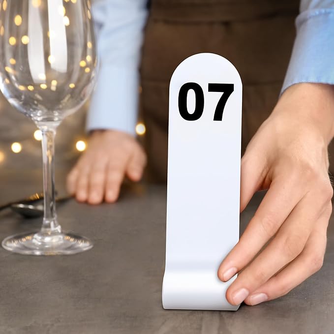 Tuanse 1-30 Table Order Numbers Restaurant Double Sided Acrylic Reception - Image 7