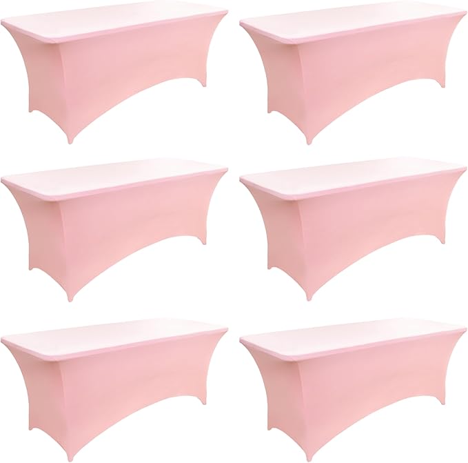 6-Pack 6ft Spandex Table Covers by Unknown