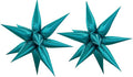Tellpet Star Balloons Starburst Spike Shaped Balloon by Tellpet