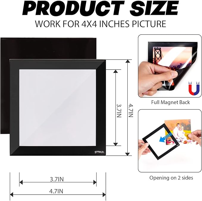 4X4" Magnetic Picture Frame - Image 2