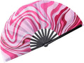 Amajiji Large Folding Hand Rave Fan Popping Fan by Amajiji