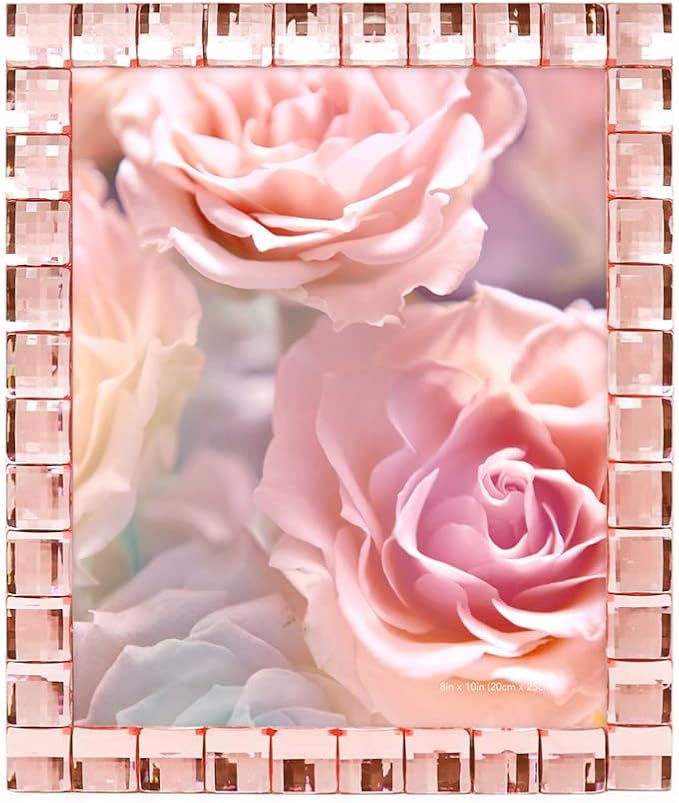 Isaac Jacobs Decorative Sparkling Jewel Picture Frame, Photo Display & Home - Image 2