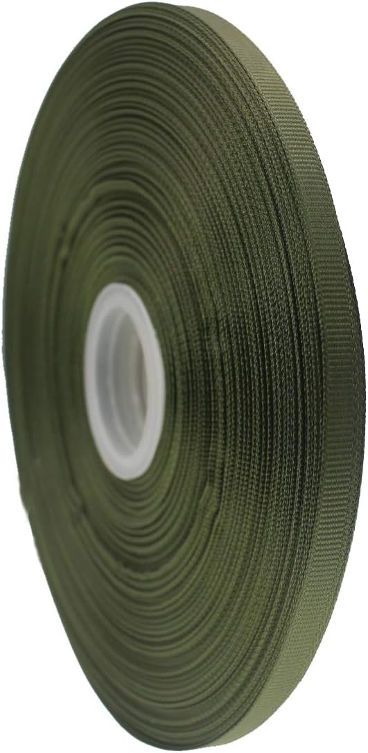 Jesep One Roll 100 Yards 1/4" Soild Grosgrain Ribbon Boutique Gift Wrapping - Image 3
