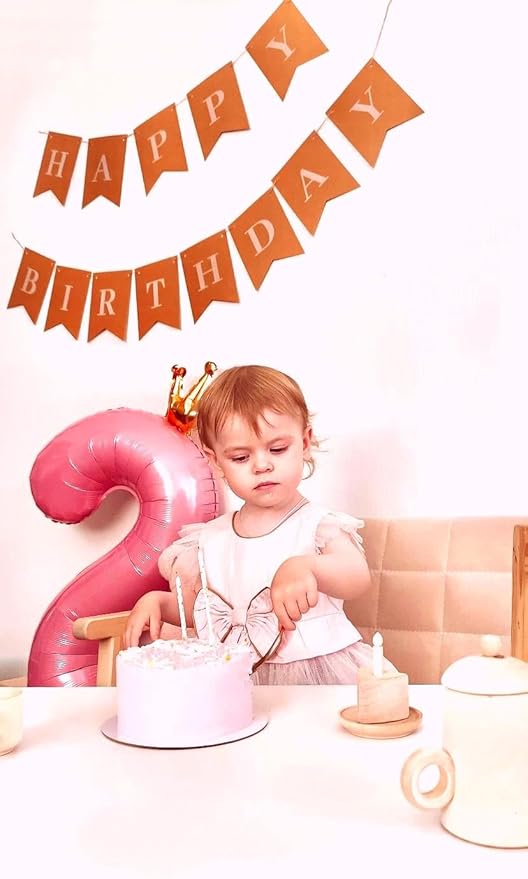 Big 40 Inch Pink Crown 2 Number Balloon Birthday Decoration, 2026 Pink Crown - Image 8