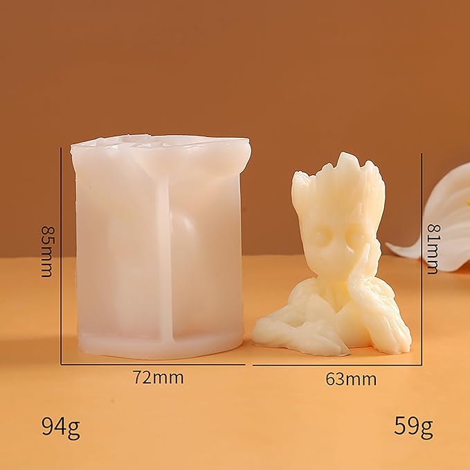 Silicone Groot Tree Man Mold - Image 2