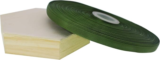 Jesep One Roll 100 Yards 3/8" Soild Grosgrain Ribbon Boutique Gift Wrapping - Image 3