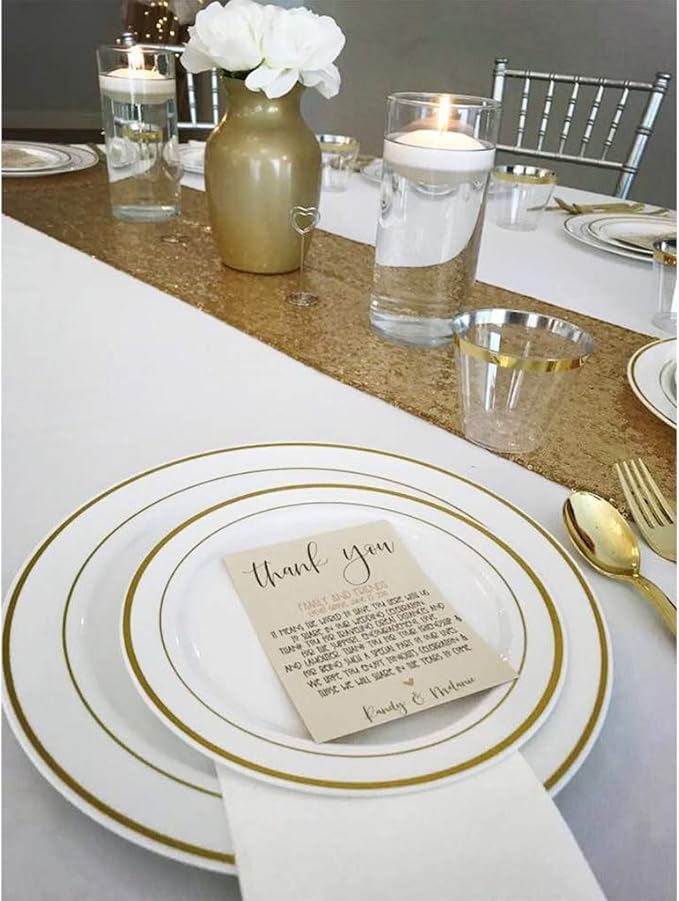 Eternal Beauty Gold Table Runner - Image 6