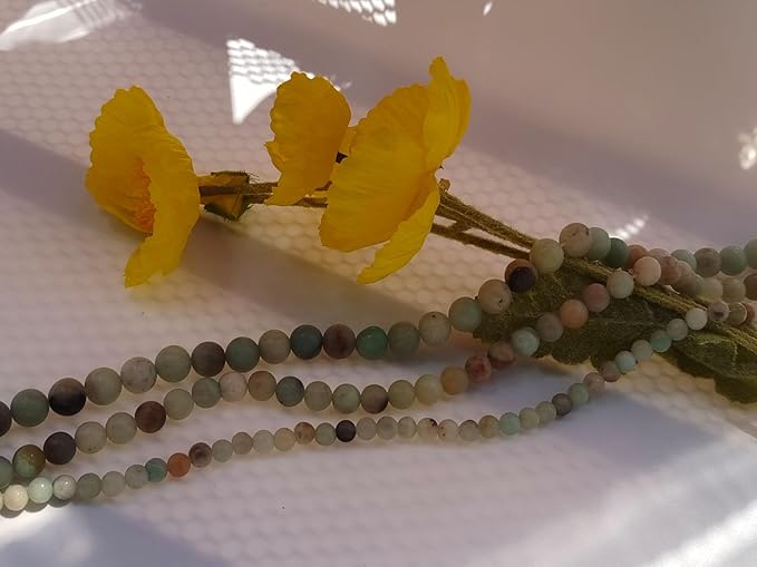Stone Beads 8mm 100pcs Amazonite Beads Round Loose Gemstones Beads - Image 6