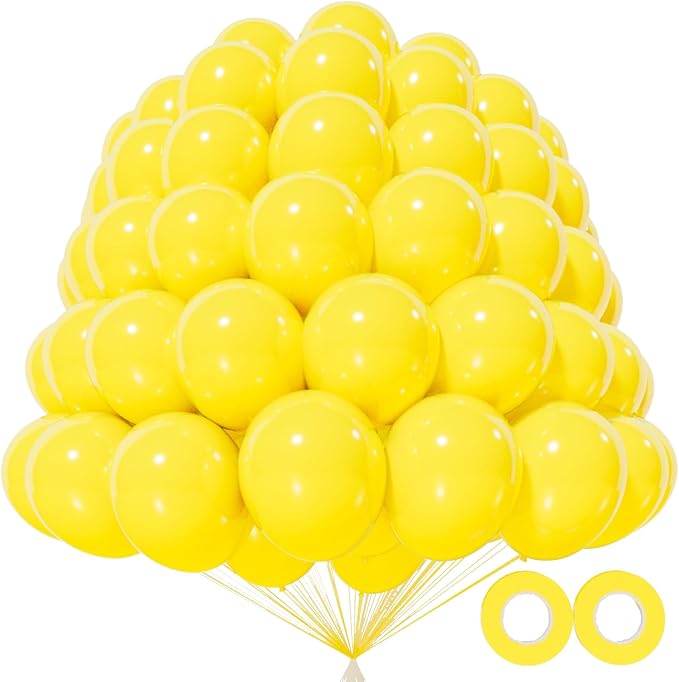 KAWKALSH 200pcs Yellow Balloons 5 Inch, Small Mini Latex Balloons by %E7%AB%8B%E5%8D%B3%E8%B4%AD%E4%B9%B0