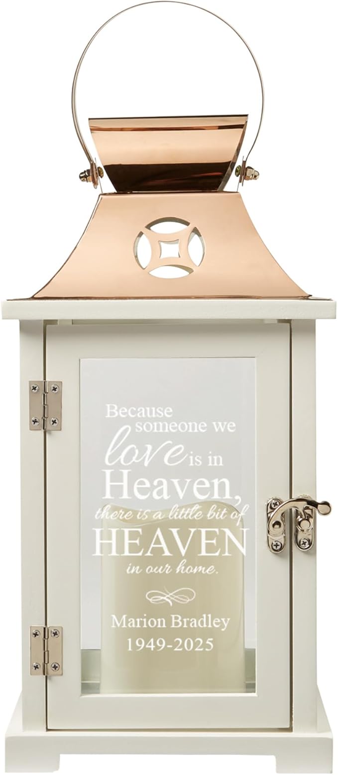 Let's Make Memories Personalized Memorial Lantern by LetsMakeMemories