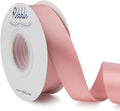 Ribbli Rose Gold Double Faced Satin Ribbon, 1” x Continuous 25 Yards, Use by Ribbli