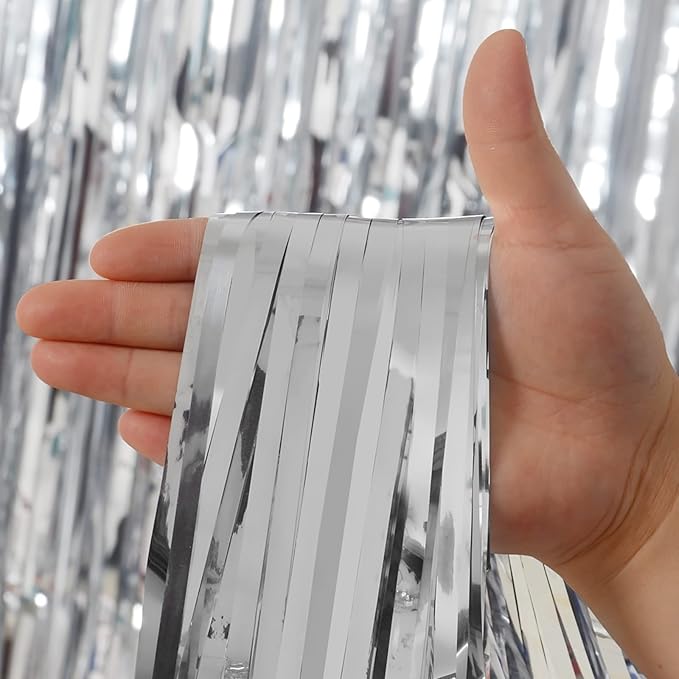 Foil Fringe Curtains Party Decorations - Image 5