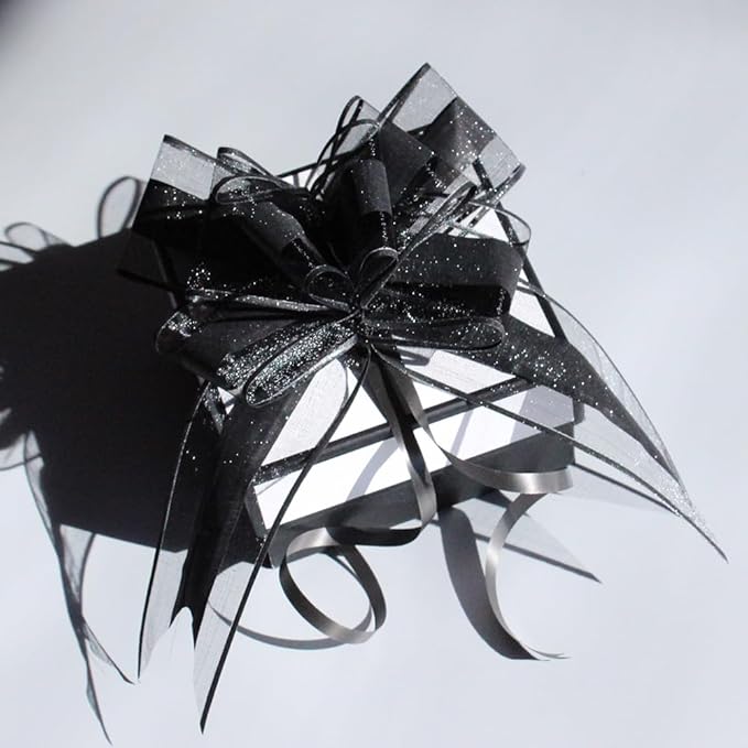 WEWILUCK Large Black Gift Bows - Image 3