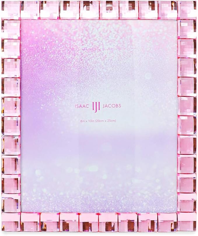 Isaac Jacobs Decorative Sparkling Jewel Picture Frame, Photo Display & Home - Image 2