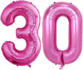GOER Number 30 Balloons for 30th Birthday Party Decorations, 42 Inch Jumbo Foil by GOER