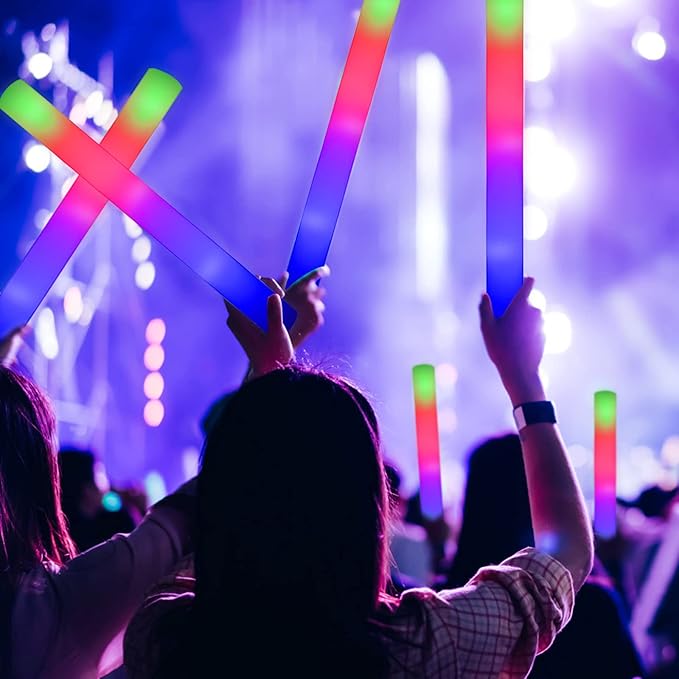 LifBetter Light Up Glow Sticks Bulk, LED Foam Sticks in The Dark - Image 8
