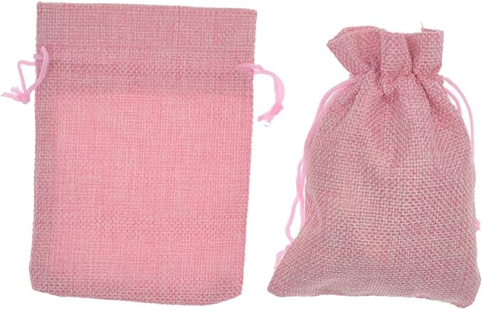 20Pcs Drawstring Burlap Bags 2.7 x 3.5 Inch - Image 4