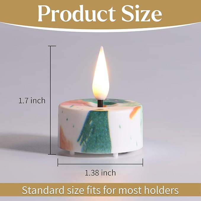 Eywamage Christmas Tree Flameless Tealights - Image 2