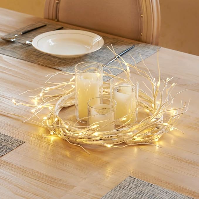 Fudios Lighted Birch Garland - Image 7