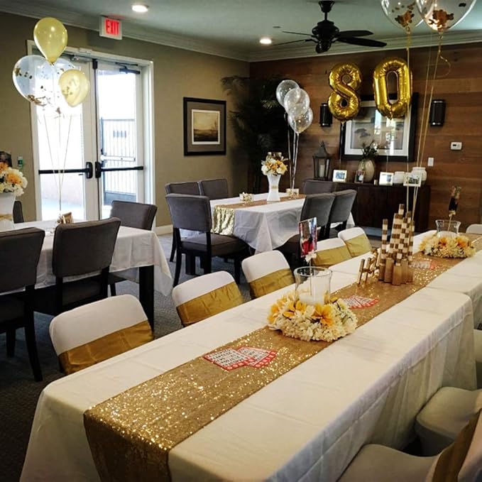 Eternal Beauty Gold Table Runner - Image 8