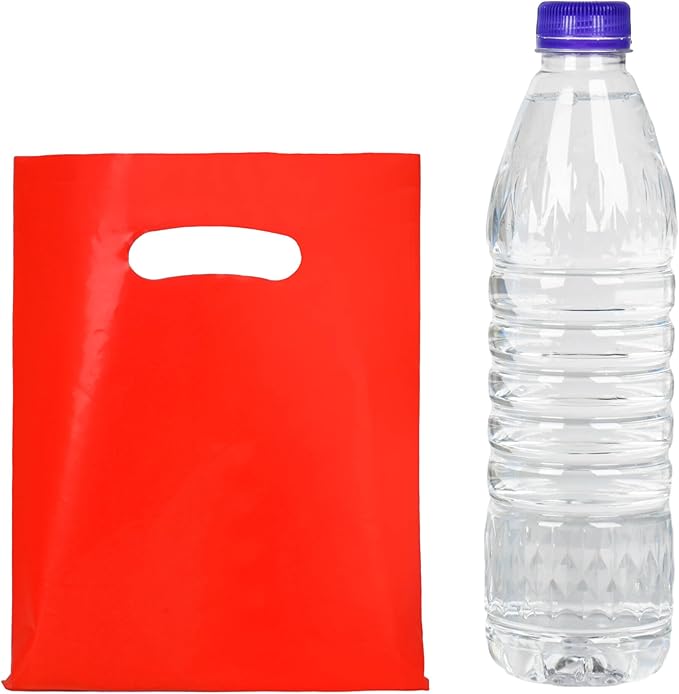 Red 100 PCS Small Gift Bags, Treat Retail Pouches - Image 3