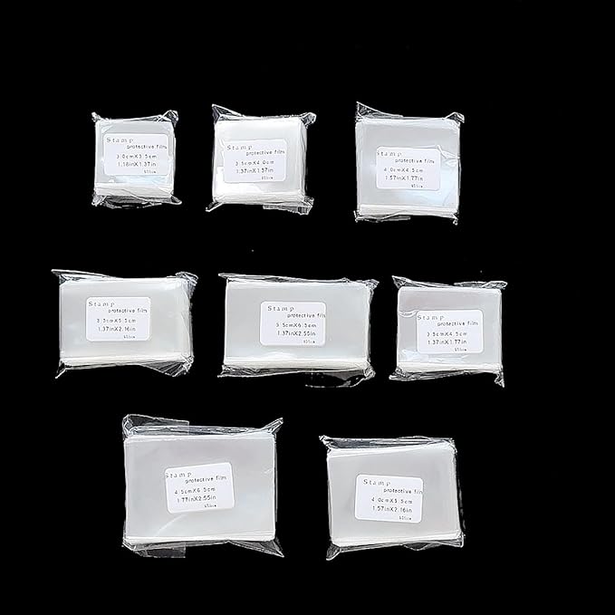 Philatelic Supplies OPP Stamp Protection Bags 8 Models, Total 760 Stamps - Image 2
