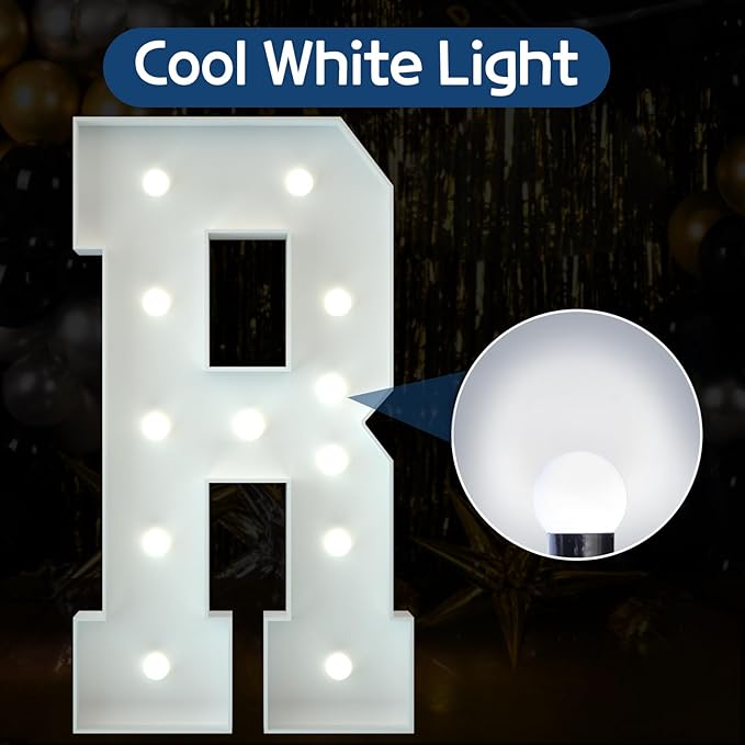 Marquee Letters 4 Feet Tall Large Light Up Letters Baby Shower Decorations - Image 2