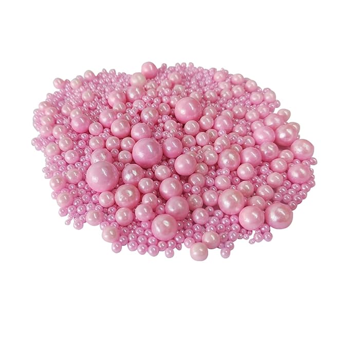 Edible Pink Sugar Pearls Candy Sprinkles 120G/ 4.23Ounce Baking Cake Sprinkles - Image 4