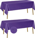 Fokitut 2 Pack Waterproof Rectangle Tablecloth, 60x120 Inch, Stain Resistant by BalsaCircle