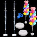 2 Sets Balloon Column Stand Kit 5.3 FT Adjustable Height Balloon Holder by GOETOR