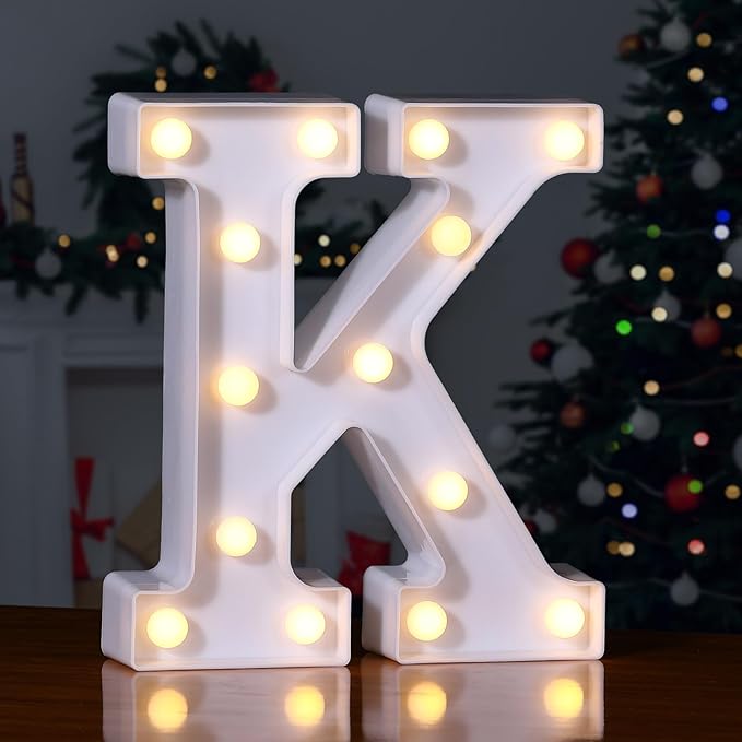 Foaky LED Letter Lights Sign Marquee Light Up Letters Sign by Foaky