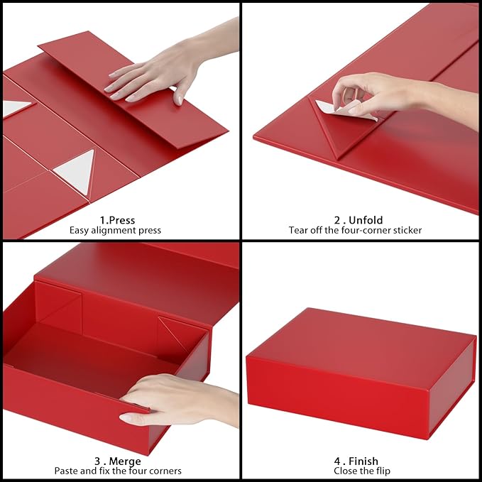Gift Boxes 11.9" x 8.5" x 3.3" - Image 3