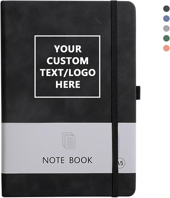 Personalized Notebook Custom Journal Notebook PU Leather A5 Can Customized by Vebermo