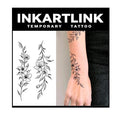 INKARTLINK Tattoo Tech, 2 Sheets Extra Large Semi Permanent Tattoo, Adult Art by INKARTLINK