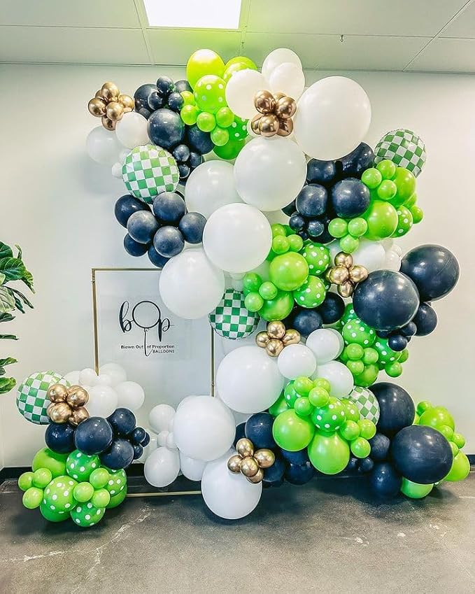 Bezente Lime Green Latex Party Balloons - Image 9