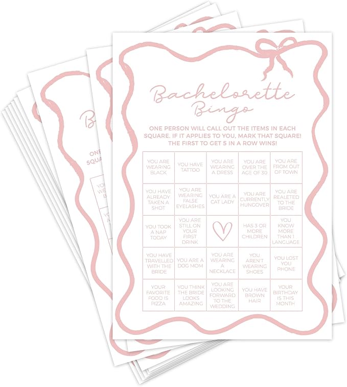 DEEKA 30 PCS Bridal Shower Games Card - Image 8