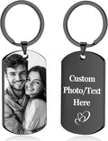 Custom Keychain with Picture, Personalized Keychain with Engraved Photo/Text by MILLUM