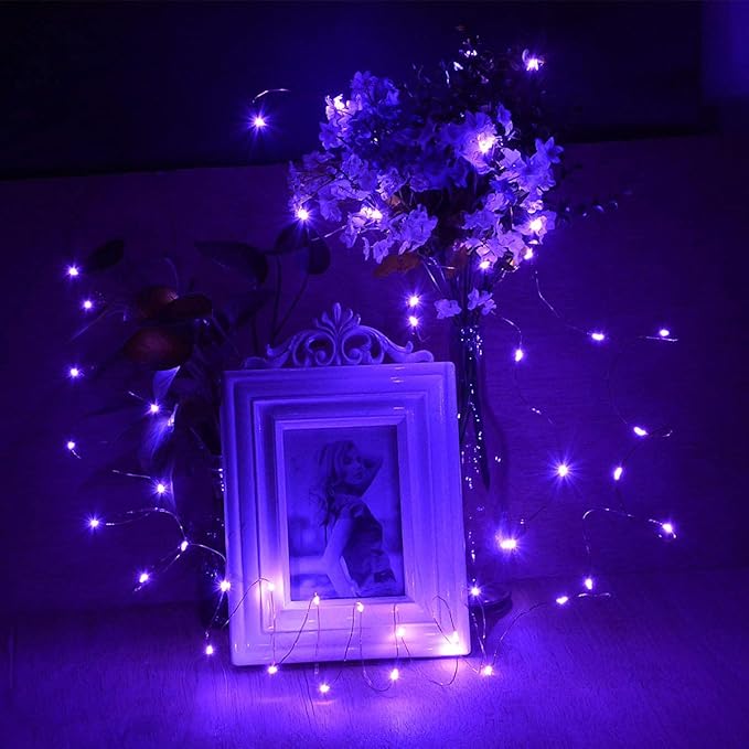 4-Pack 50 LED Fairy Lights Battery Operated - Image 4