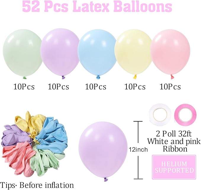 Patimate Pastel Balloons Set - Image 4