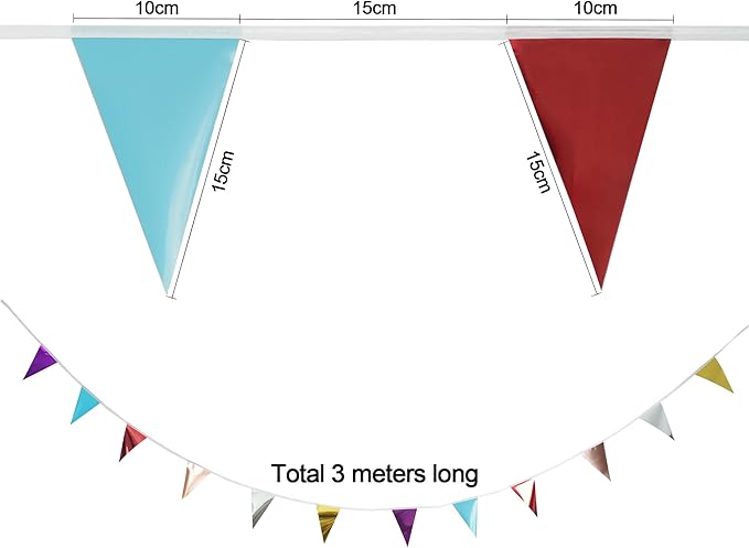 GREATRIL 48 Flags Decorative Pennant Banner, Party Decoration - Image 4